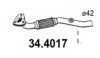 OPEL 5852596 Exhaust Pipe